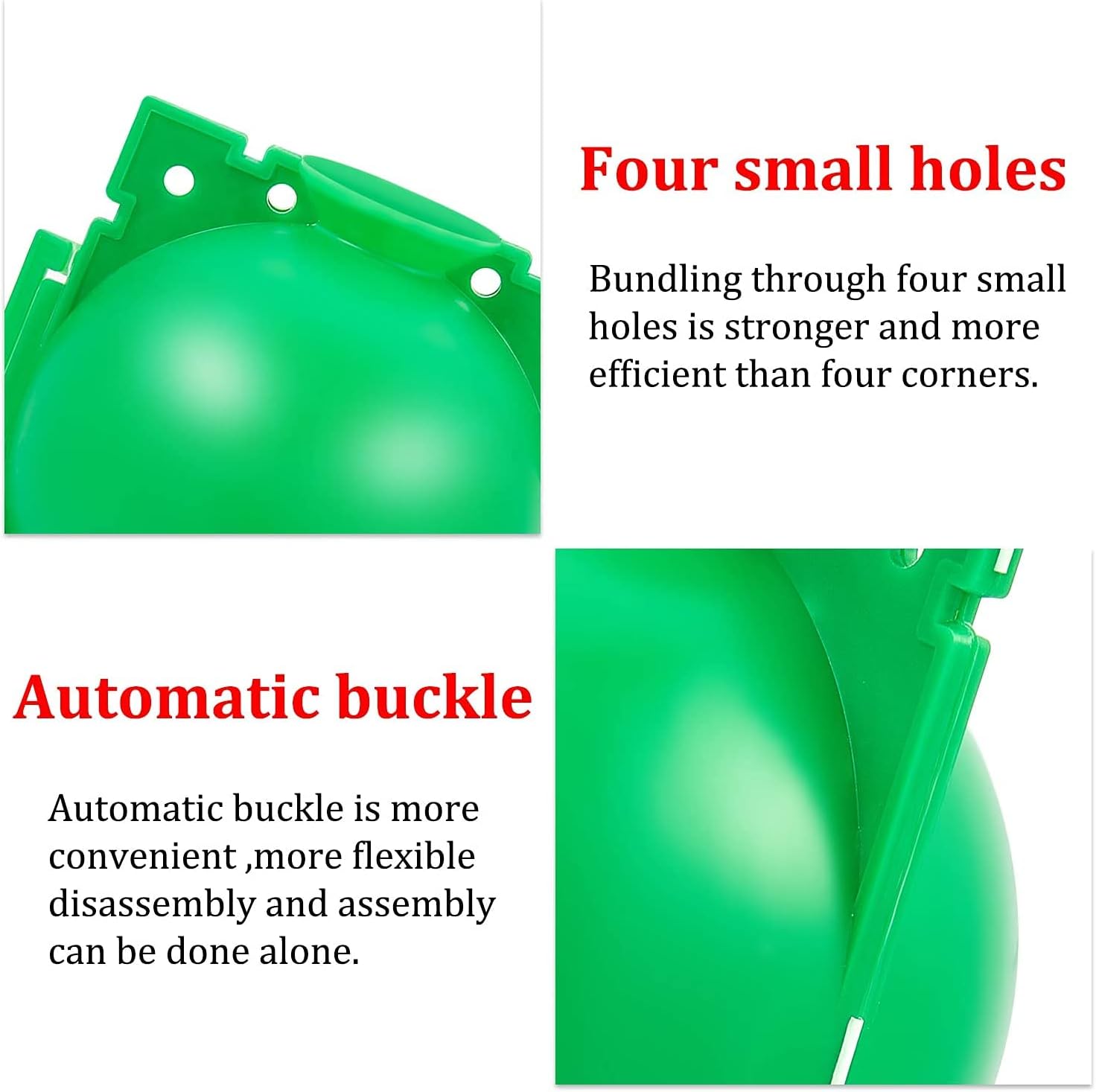 Air layering pods, Reusable Plant Rooting Device Plant Rooting Grow Box High Pressure Propagation Ball Grafting Device Botany Root Controller Garden Plant Rooter Box (Medium(3.1″×6PCS),Green)