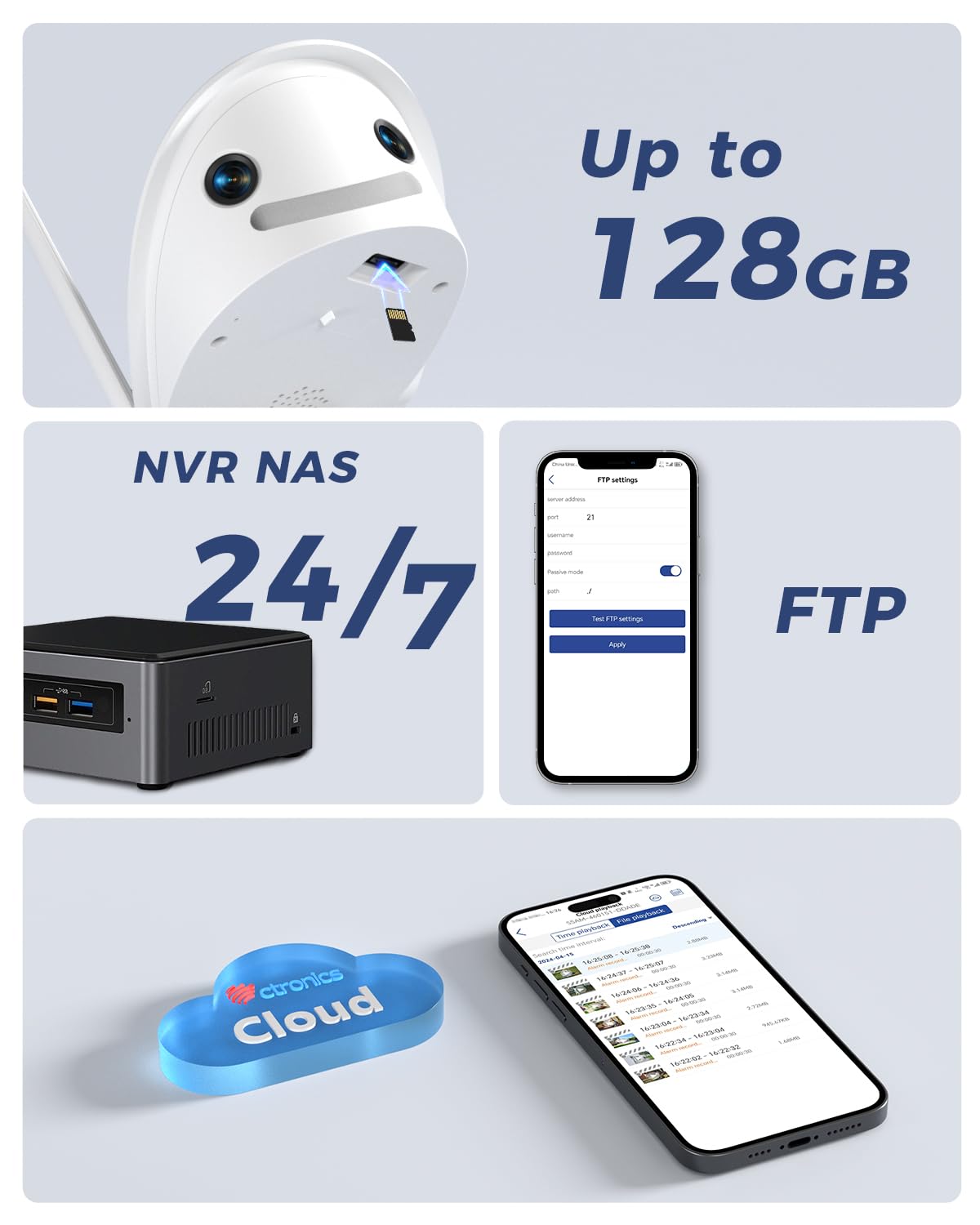 Ctronics 2.5K 4MP Telecamera WiFi Esterno con Angolo Ultra-ampio di 180°, Doppio Obiettivo Videocamera Sorveglianza Wi-Fi 2.4/5 GHz, Rilevamento di Persone/Veicoli/Animale, Visione Notturna a Colori | Angolo Ultra-ampio di 180°, Wi-Fi 2.4/5 GHz, Rilevamen