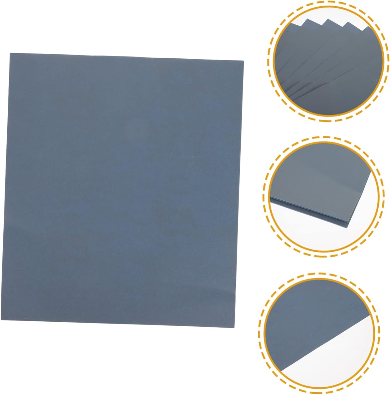 10sheets Bird Cage Liner Replaceable Sandpaper Pads for Pet Cages Comfortable Gravel Paper for Birds and Lightweight for Parrots