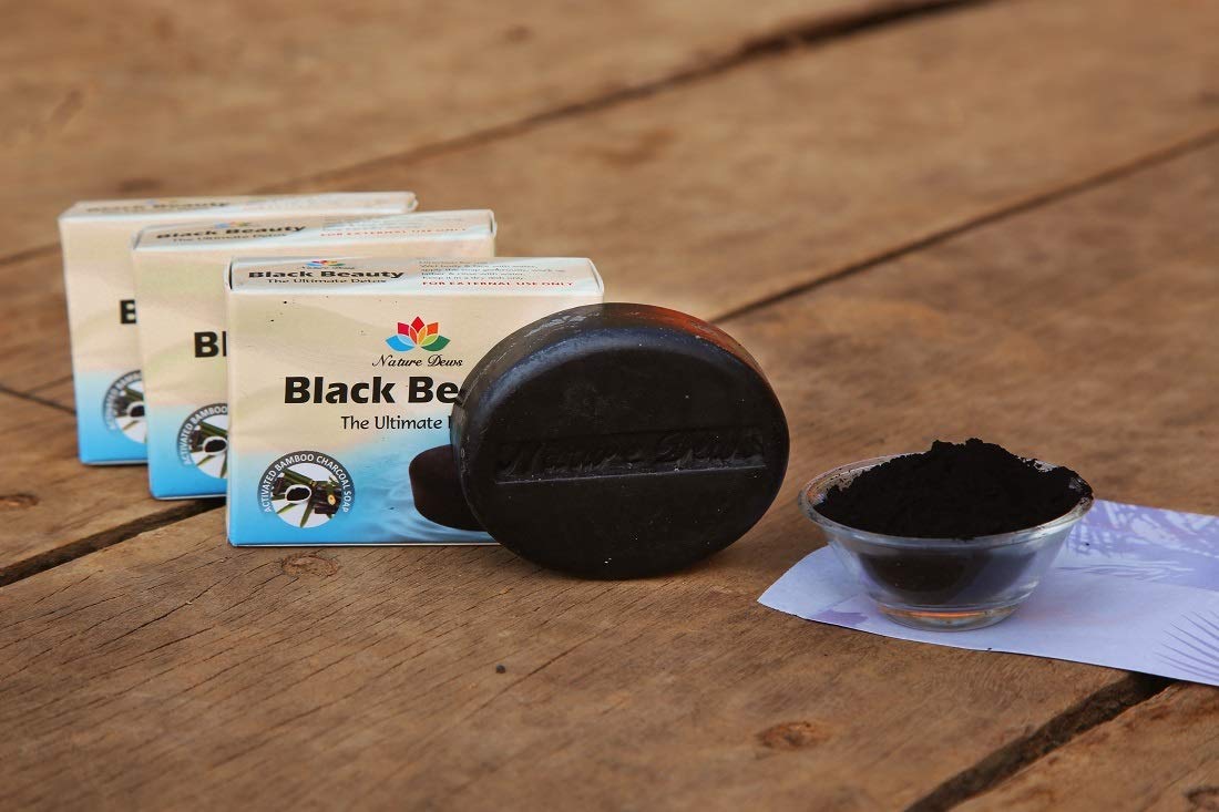 ACTIVATED BAMBOO CHARCOAL HANDMADE SOAP - SET OF 3
