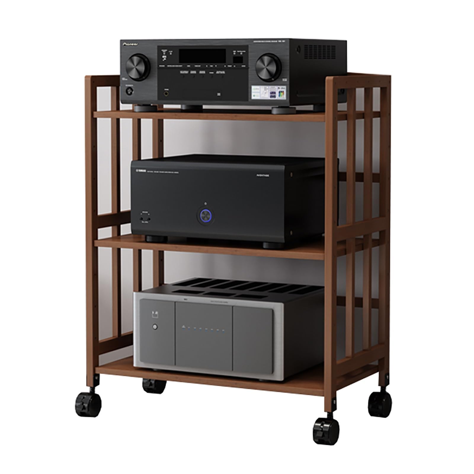Support AV réglable en hauteur pour console PS5 et étagère HiFi