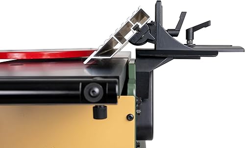 Miniatura 5 de Cutech 40180HB - Junta de mesa con cabezal de corte en espiral de 8 pulgadas con mesas de aluminio recubiertas de teflón, insertos de 16 TC, valla