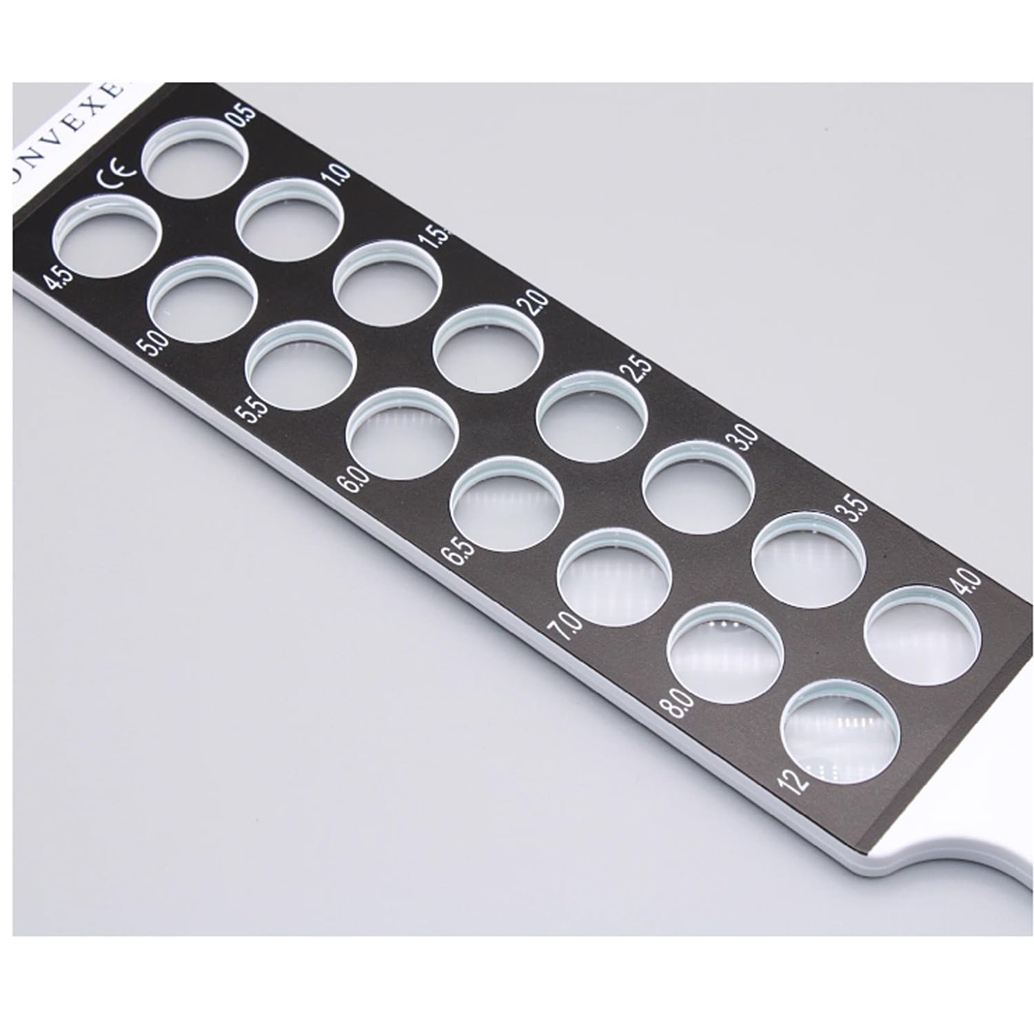 Set Di Lenti Per Retinoscopia Ottica, Barre Per Retinoscopia Con Contenitore In Alluminio, 32 Lenti In Due Barre, 16 Lenti Ciascuna, Rosso Per Miopia Nero Per Ipermetropia, Per L'esame Rapido