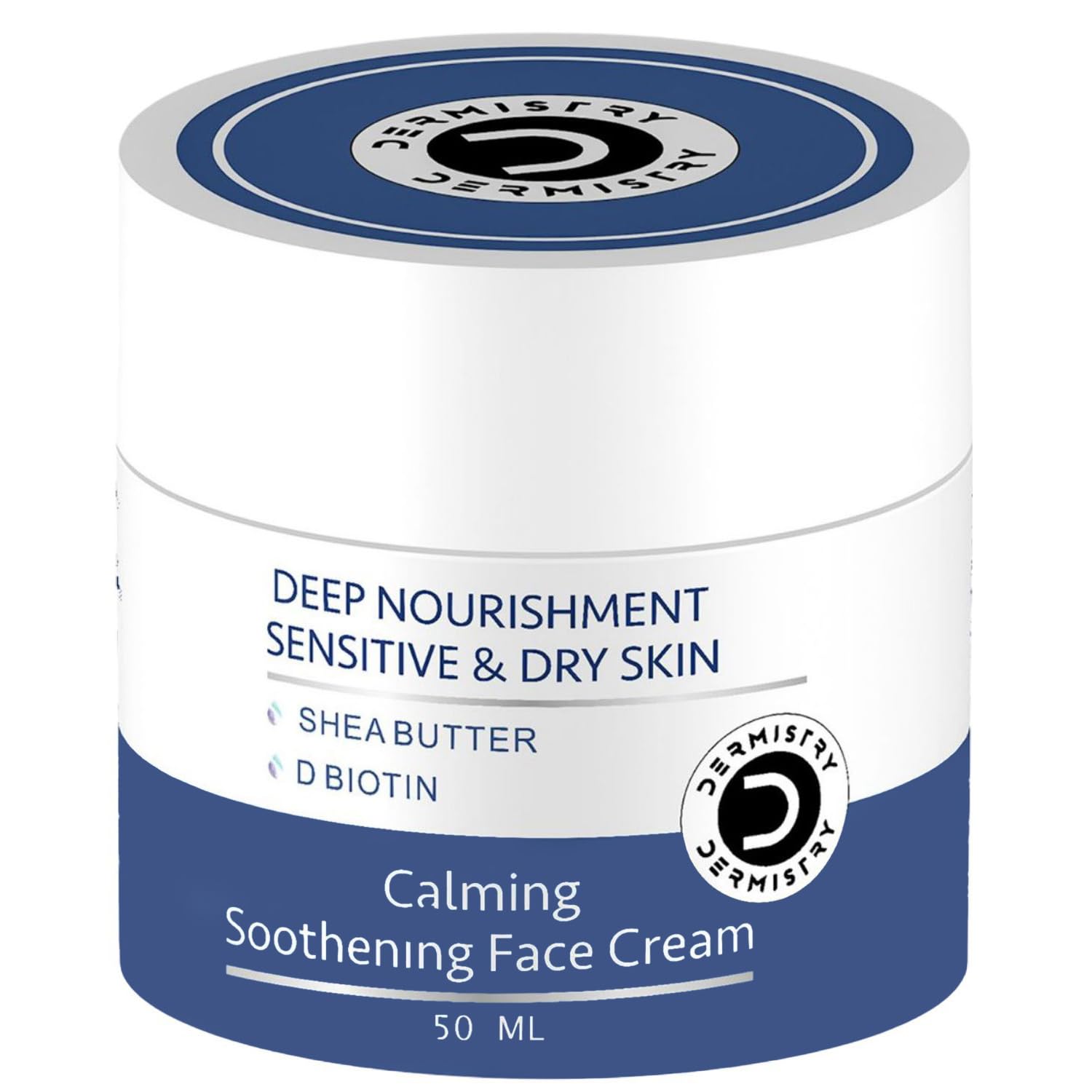 Sensitive & Dry to Very Dry Skin Shea Butter Hyaluronic Acid Day Night Moisturizer Face Cream For Deep Hydration & Glowing Skin Winter & All Seasons for Men Women - 50ml