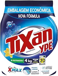 Ypê Lava Roupas em Pó Tixan Primavera Sachê 4Kg