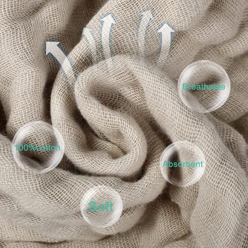 Yoofoss-Muslin-Burp-Cloths-6-Pack-Baby-Washcloths-Large-20X10-100-Cotton-6-Layers-Super-Soft-and-Absorbent-Apricot