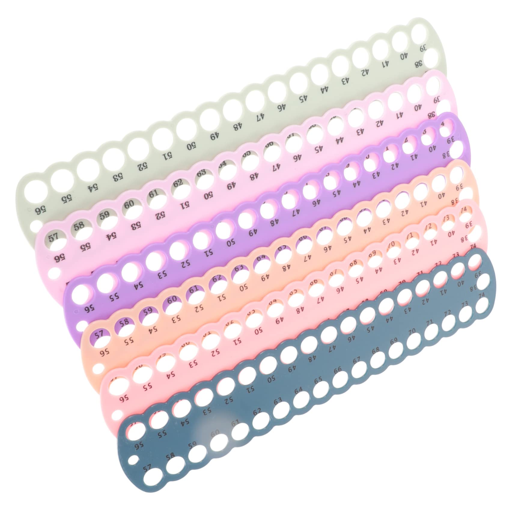 CIMAXIC Sewing Thread Organizing Plate 6pcs Reusable Thread Holders for Cross Stitch Easy to Time Energy
