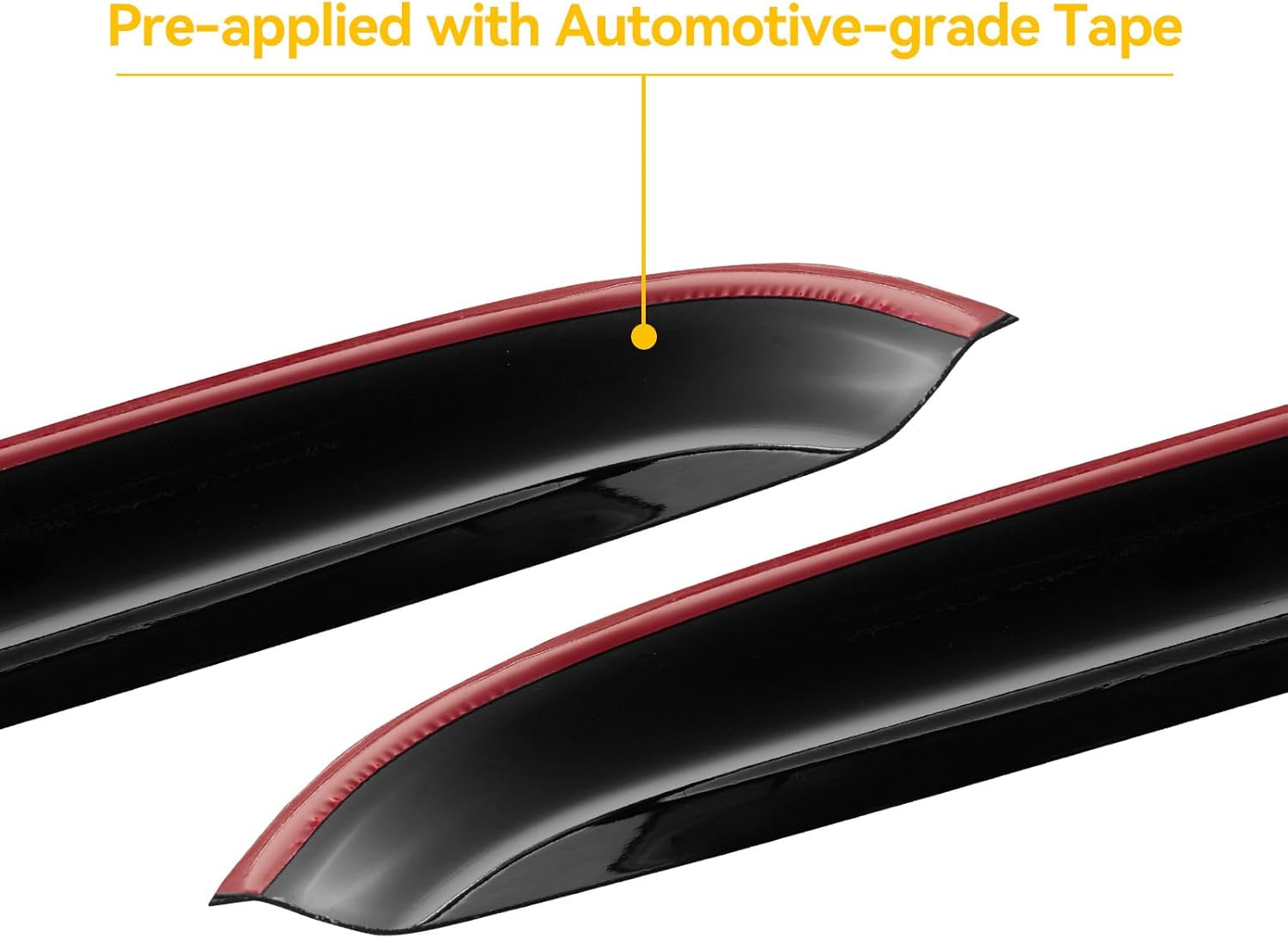 Window Rain Guards for 2007-2013 Chevy Silverado & GMC Sierra 1500, Out-Channel Window Vent Visors Shades Wind Deflectors for 07-14 Silverado & Sierra 2500HD/3500HD Extended Cab