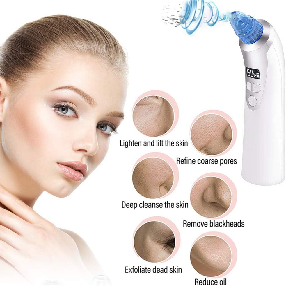 CBrosey Blackhead Remover Vacuum Electric Pore Cleaner Acne Comedone Suction Extractor