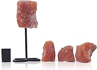 Vista 16 de Juego de 5 regalos de cristal de horóscopo de acuario, signo del zodiaco, angelita y piedras ásperas naturales con chip de protección de shungita