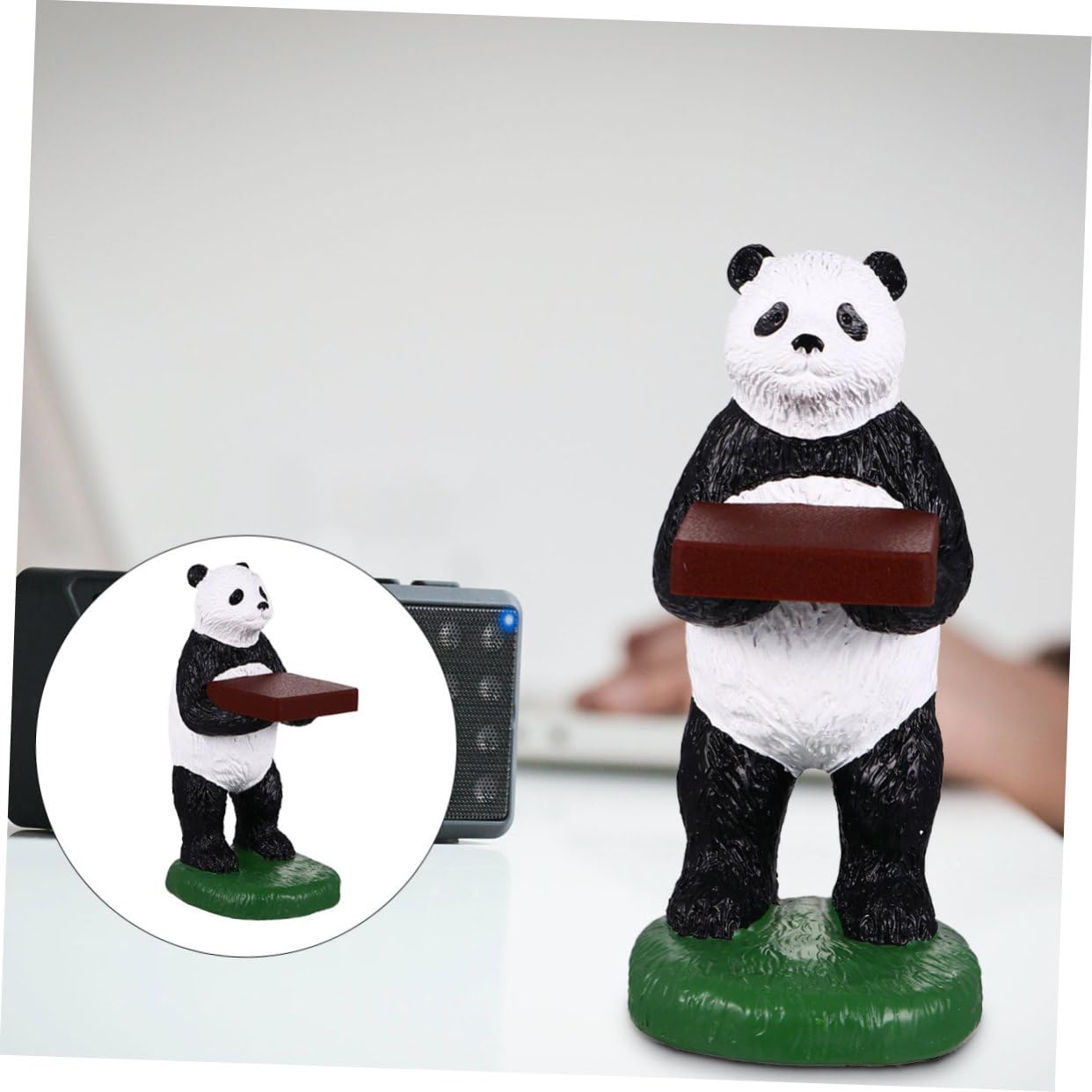 Holibanna Uhrenständer Aus Harzmaterial Im Panda-design Armbanduhrenhalter Für Organisation Und Präsentation Von Uhren Und Schmuck Dekoration Für Schreibtisch Und Zimmer