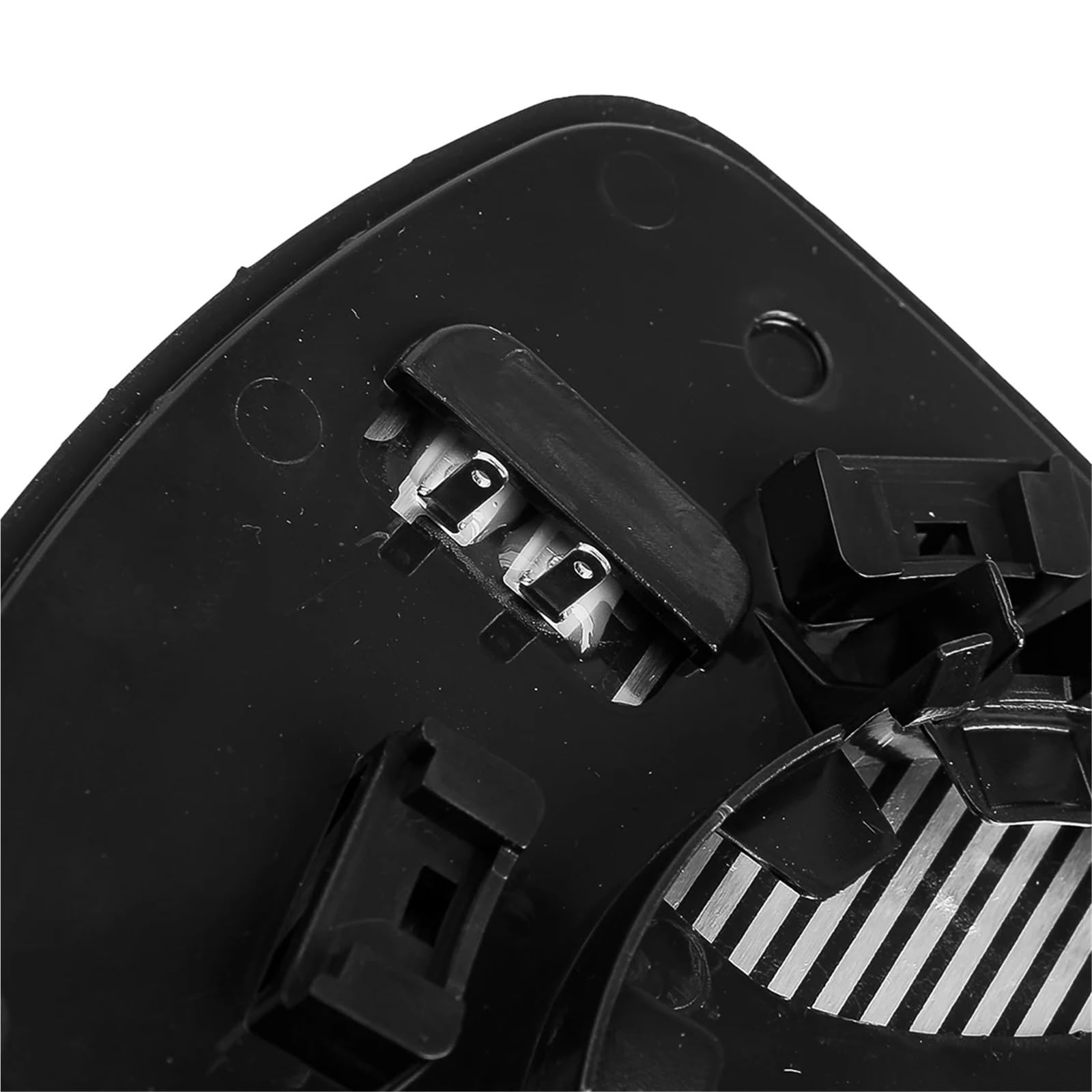 Cristal de espejo retrovisor calefactado Espejo retrovisor izquierdo calefactable con cristal para punto ciego, compatible para Ford para Fusion