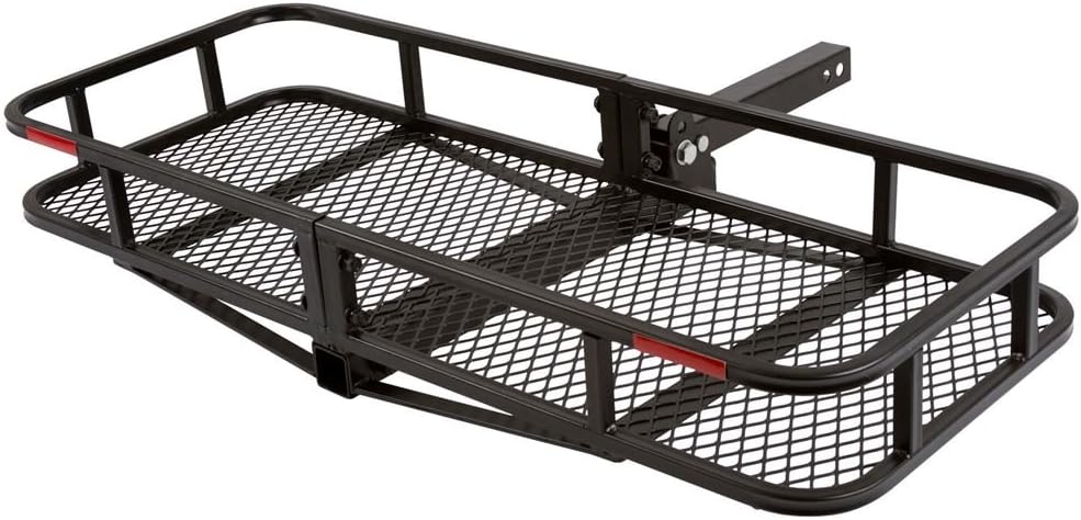 Rage Powersports Apex CCB-F4820-DLX 48" Long Steel Basket Folding Hitch Cargo Carrier : Automotive