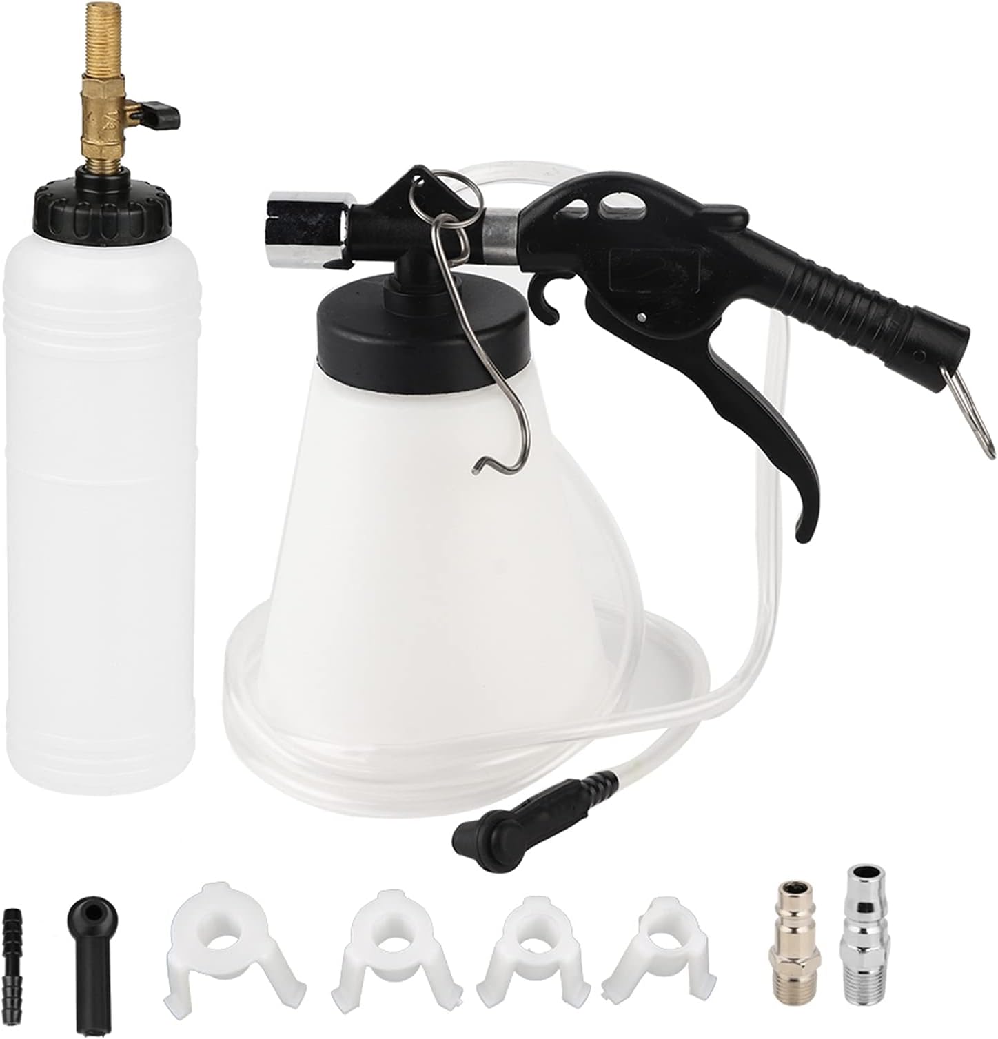 Bleeder, Brake Fluid Bleeder Pneumatic Design Quick Convenient Stable for Brake Oil Replacement Tool Kit for Air Compressor