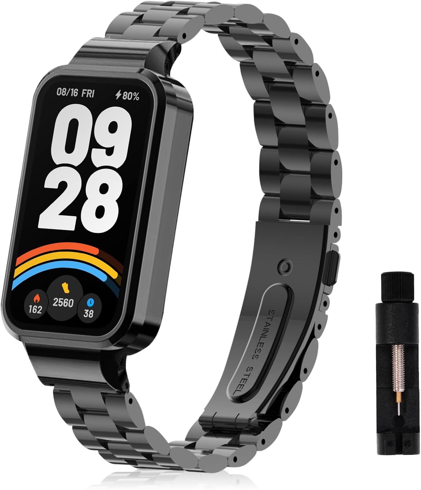 Traspirante Sport Cinturino per Xiaomi Smart Band 9 Active, Nylon Bracciali Cinturini di Ricambio per Redmi Smart Band 3