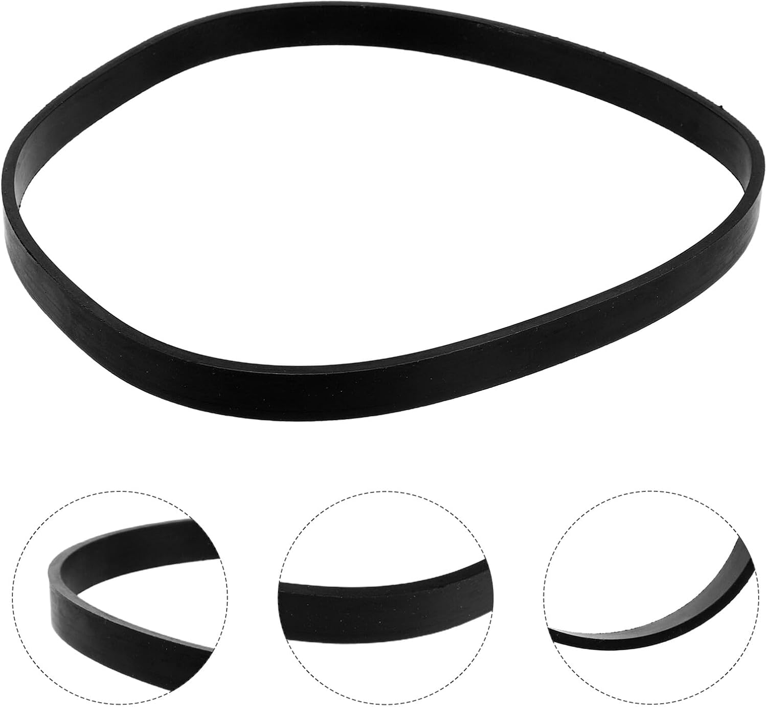 PRETYZOOM 8 Inch Rubber Band Saw Belt, Woodworking Band Saw Tire Replacement with Noise Dampening, Anti-slip Durable Drive Belt for Power Tool Accessories