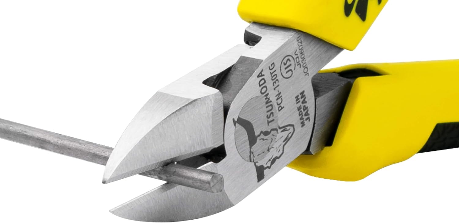 Tsunoda PCN-130TG, High-Leverage Diagonal Cutting Pliers 5-inches (130mm)