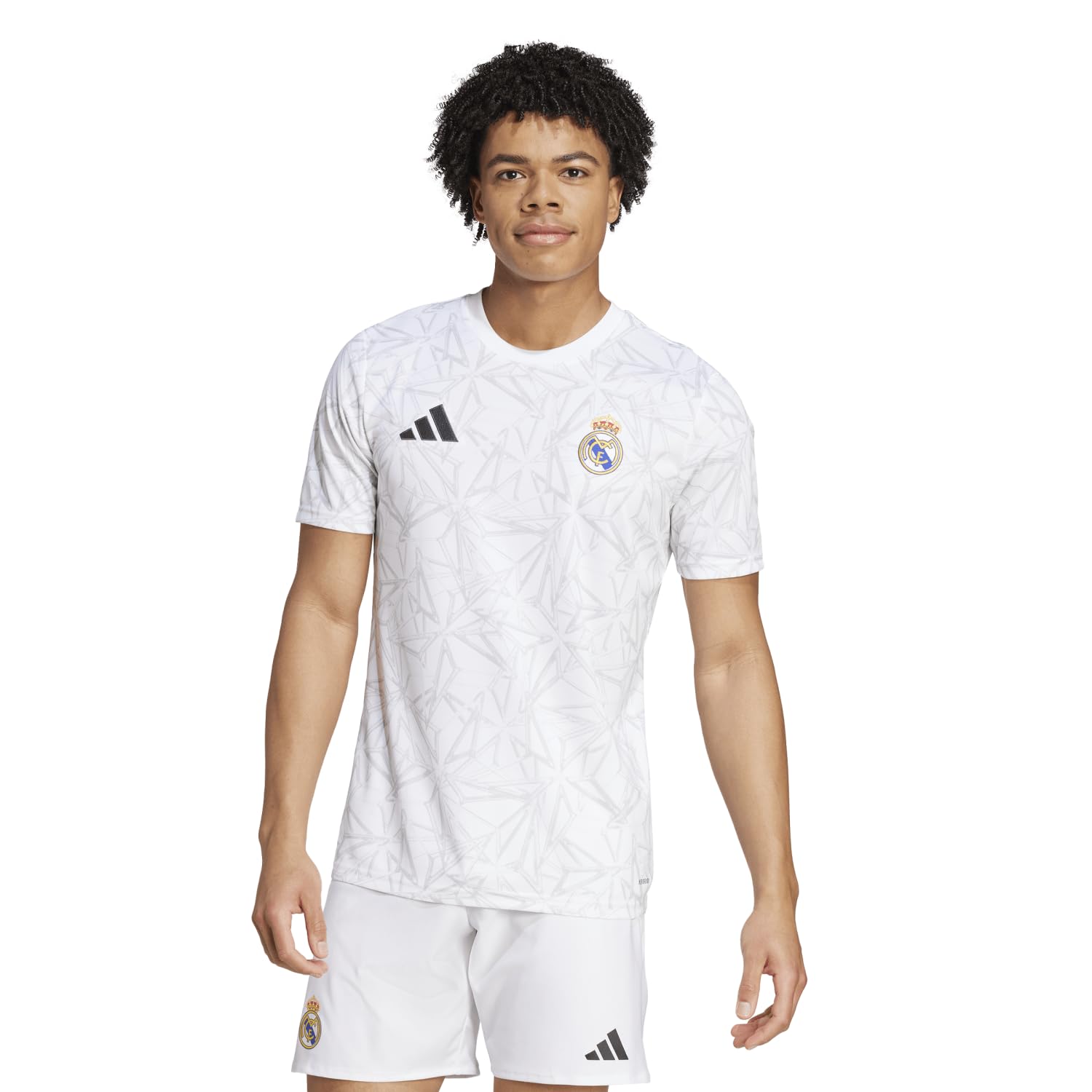 adidas Real Madrid Maillot Prematch Blanc Homme 24/25