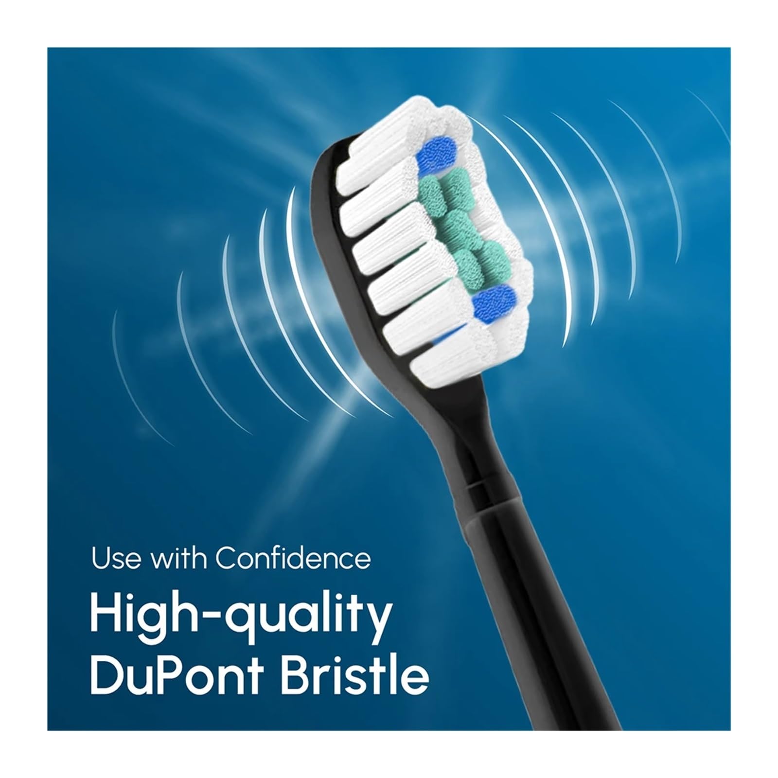 eufeifeiegds Cabezales de repuesto for cepillo de dientes compatibles con cabezales de cepillo eléctrico Clean Refill for Hx6920 4100 2 Series(White-20 Pcs)