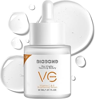 Vitamin C&E Serum for Face, With Hyaluronic Acid, Centella, BHA & Peptides, Gentle Brightening Dark Spot Skincare for Smooth Texture, Anti-Aging Booster for Fine Lines & Hydration, 1 Fl Oz