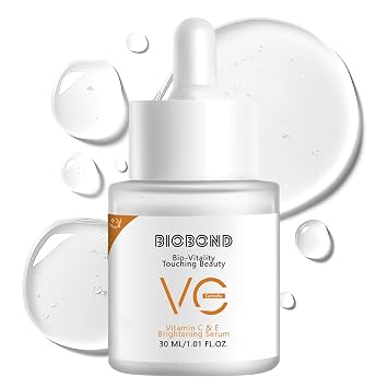 Vitamin C&E Serum for Face, With Hyaluronic Acid, Centella, BHA & Peptides, Gentle Brightening Dark Spot Skincare for Smooth Texture, Anti-Aging Booster for Fine Lines & Hydration, 1 Fl Oz