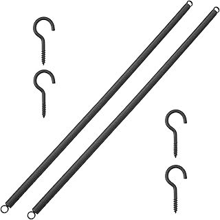 SP 9652 Wood Screen Door Closer Extension Spring,Spring Steel Construction, Black-Painted Finish,fits appliances,Automotive,Marine,Toys,Tools,Mechanical Devices,Closed Double Loop,16-3/8 in(2 PCS)