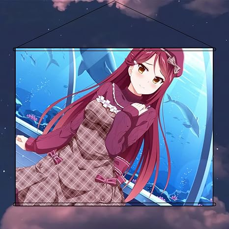 Amazon ピュアソング Lovelive Sunshine 桜内 梨子 たかみちか タペストリー オーダーメイド カスタマイズ カスタム可能 掛ける絵 ポスター 巻物 漫画 アニメ ファッション萌え アニメグッズ 人気 約 約50cmx70cm B2 アニメ 萌えグッズ 通販