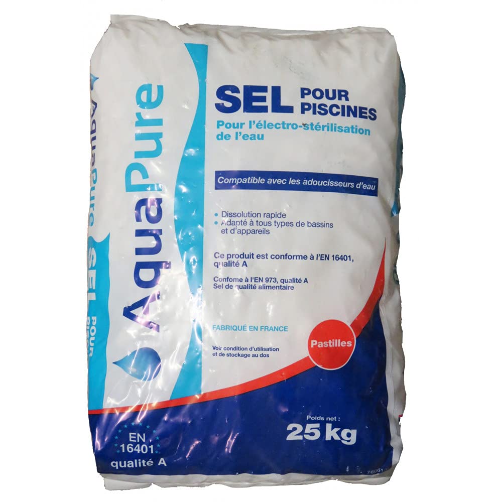 Sel Piscine en pastilles pour électrolyse Neptune - Sac de 25 kg
