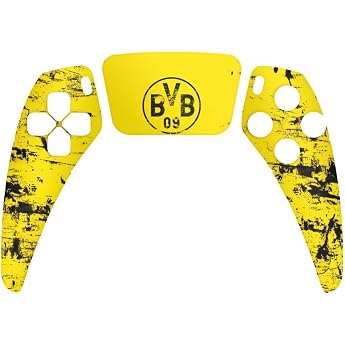 DeinDesign Skin Compatible with Sony PlayStation 5 Controller PS5 Film Sticker Borussia Dortmund Officially Licensed Product 