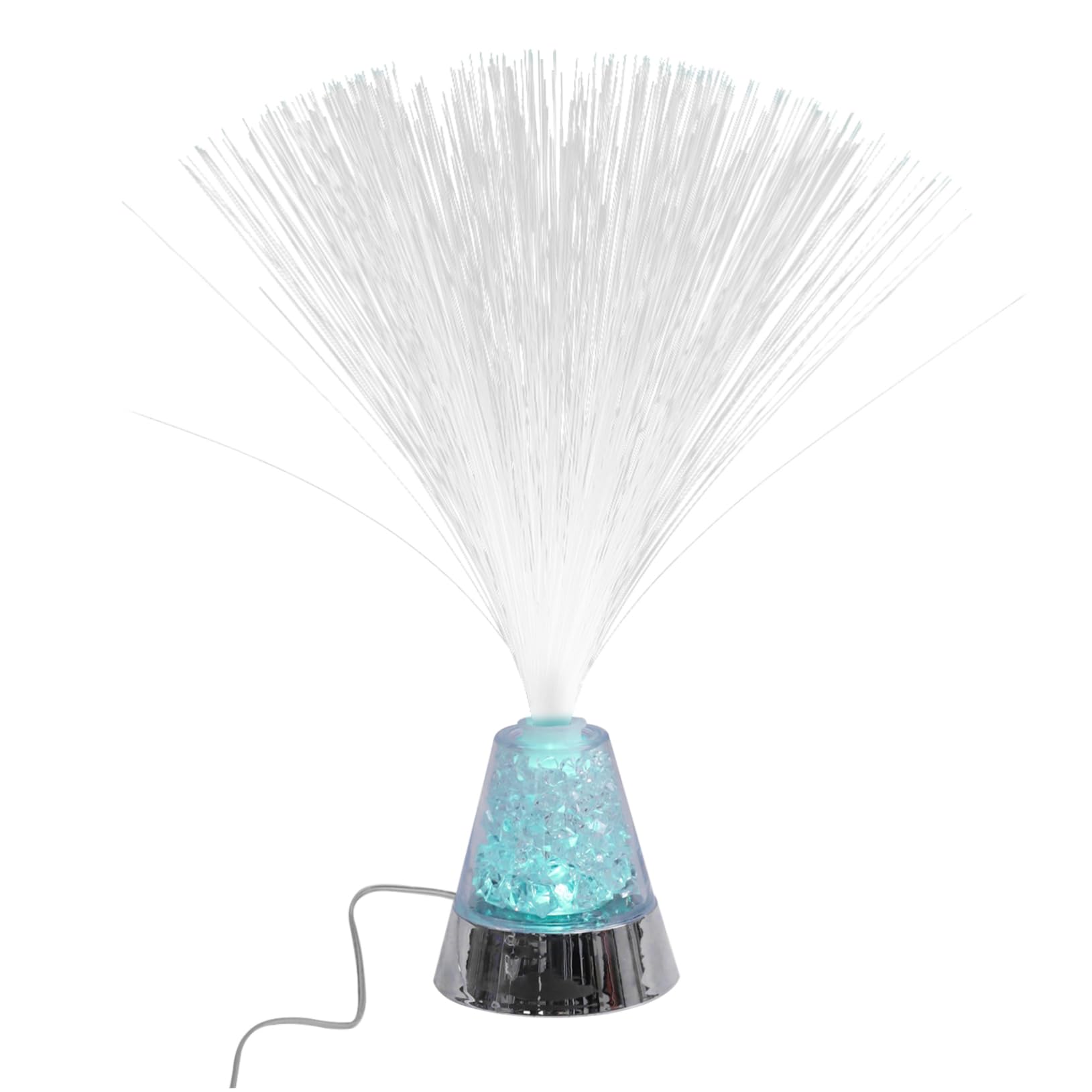 TEHAUX Colorful Optical Fiber Lamp Chic Night Light for Desktop Decor Romantic Lighting for Living Room Bedroom Office and More Battery Operated with Exquisite Craftsmanship