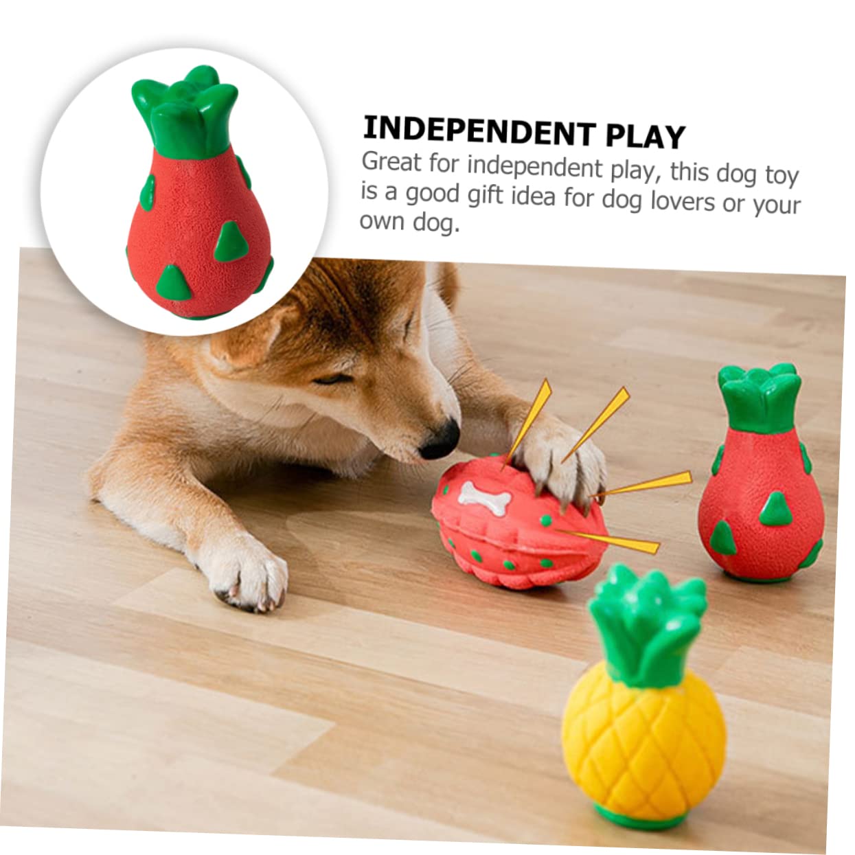 Kisangel 4piezas Juguete Masticable para Perros Interactivo Resistente y Sonoro para Perros De Mediano para Mantener Tu Mascota Entretenida y Saludable