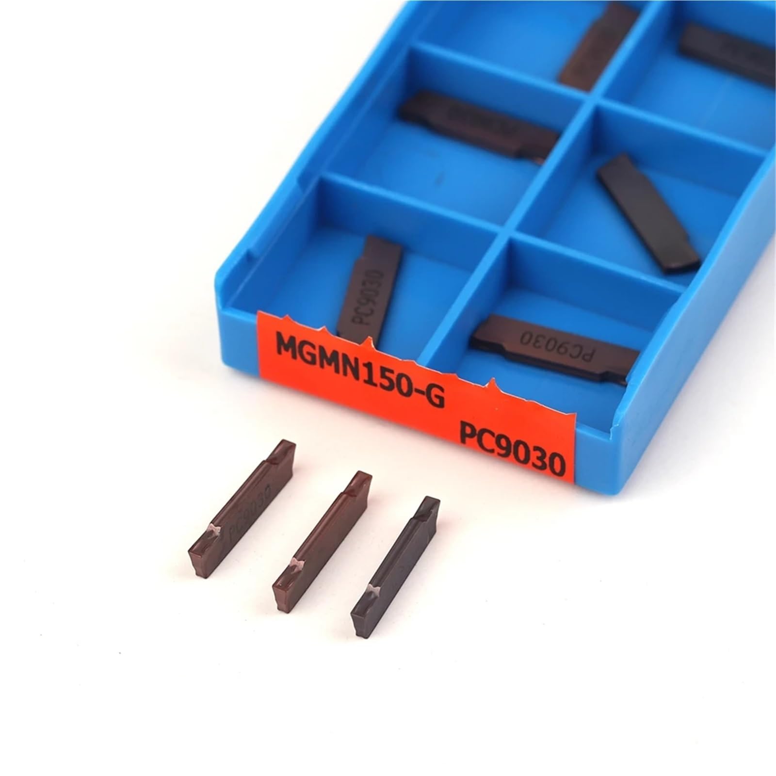 plaquita de torneado, 10 piezas MGMN150 MGMN200 MGMN300 MGMN400 NC3020 NC3030 PC9030, herramienta de ranurado CNC carburo, herramientas torno for torneado metal(MGMN300 M NC3030)