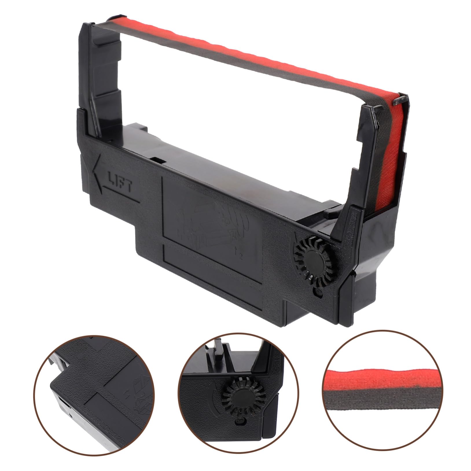 Sewroro Lot de 5 Boîtes à Ruban Erc30/38/34 Noir Rouge Compatible Porte-ruban Imprimante Matricielle Tm-u220 U230 M188b