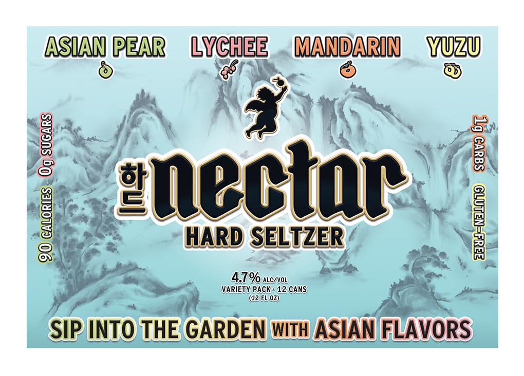 Nectar Hard Seltzer, Variety Hard Seltzer 12Pk Cans, 12 Fl Oz