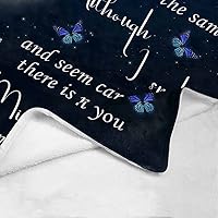 Vista 149 de Custom Memorial Blankets with Photo to Your Loved One's Memory, Memory Lane in Loving Memory Photo Blanket to Remind You of Your Beloved Ones 40x50