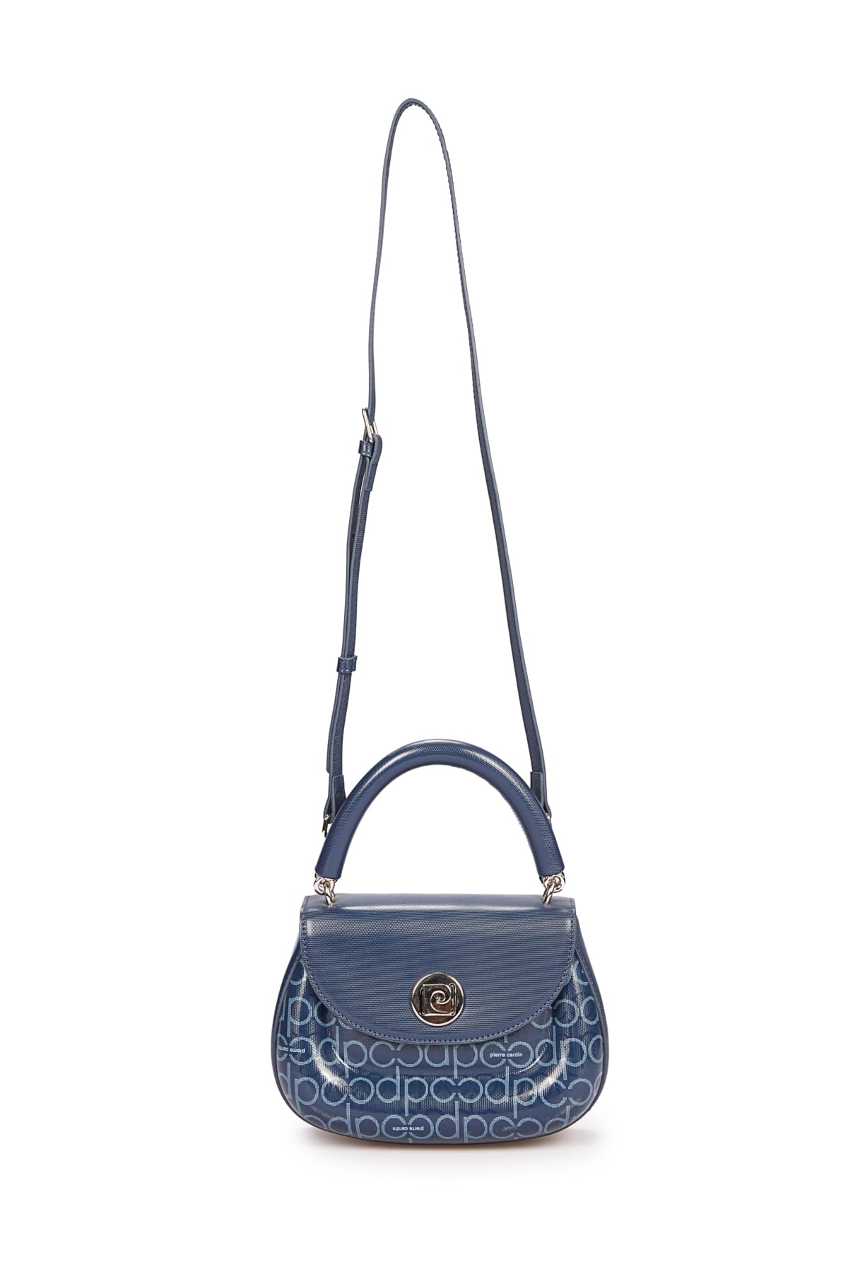 Suni Deri Polyester, LACIVERT, 21x14x8