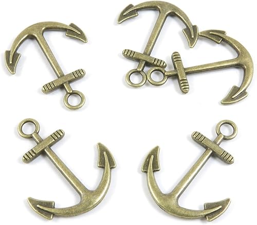 380 PCS Joyería Fabricación Charms Antiguo Bronce de la Moda de la Fabricación de Joyería de Artesanía Encantos Resultados Granel para Pulsera