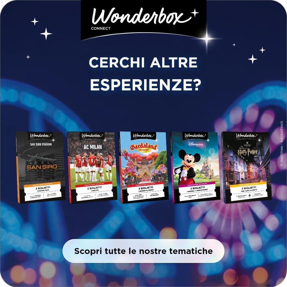 Wonderbox Connect - Cofanetto Regalo - AC Milan Classic - 1 Partita - 2 Biglietti - Valido 27 Mesi