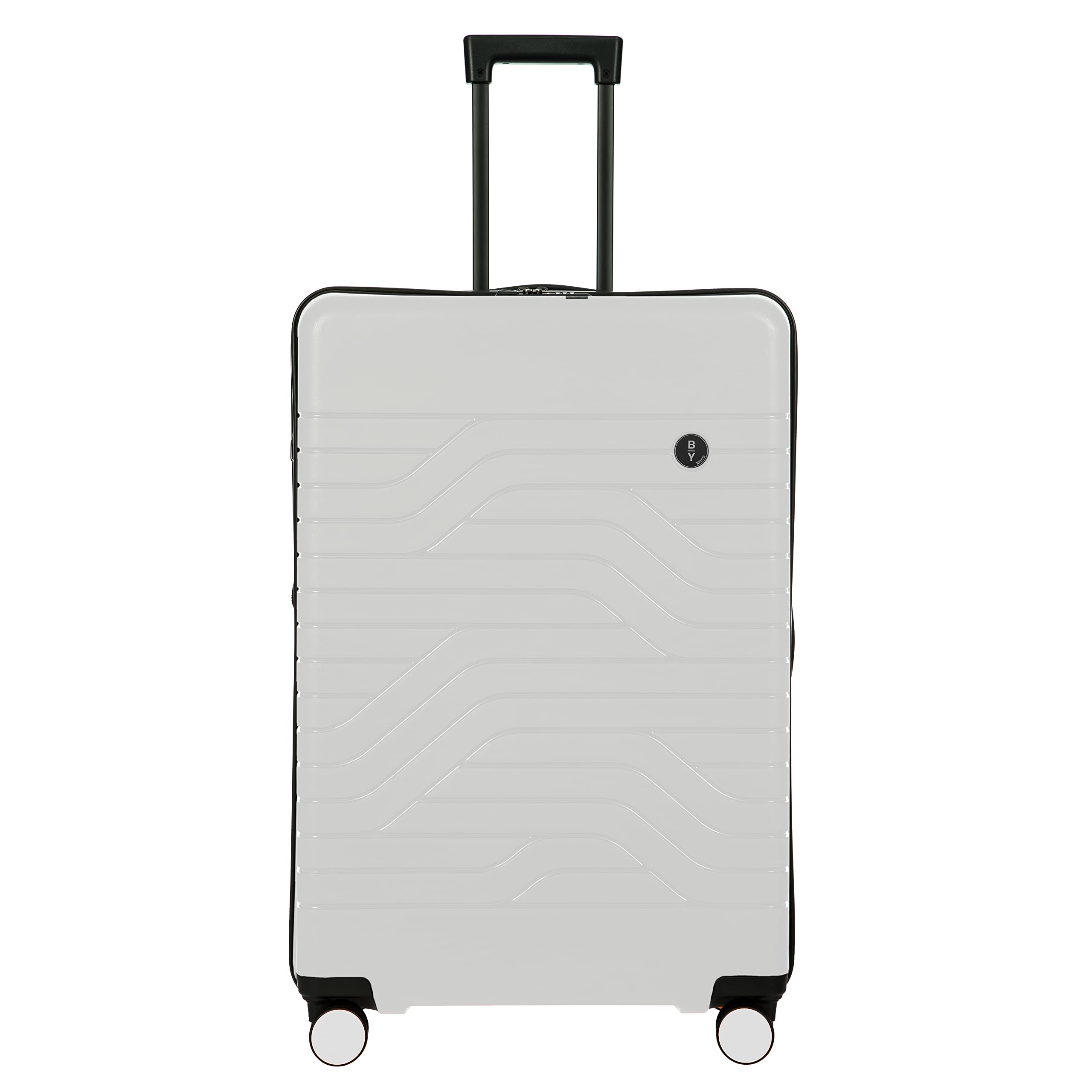 Bric's B|Y Ulisse Expandable Spinner Suitcase - 28 Inch Travel Luggage with TSA-Approved Lock and Hard Exterior - White
