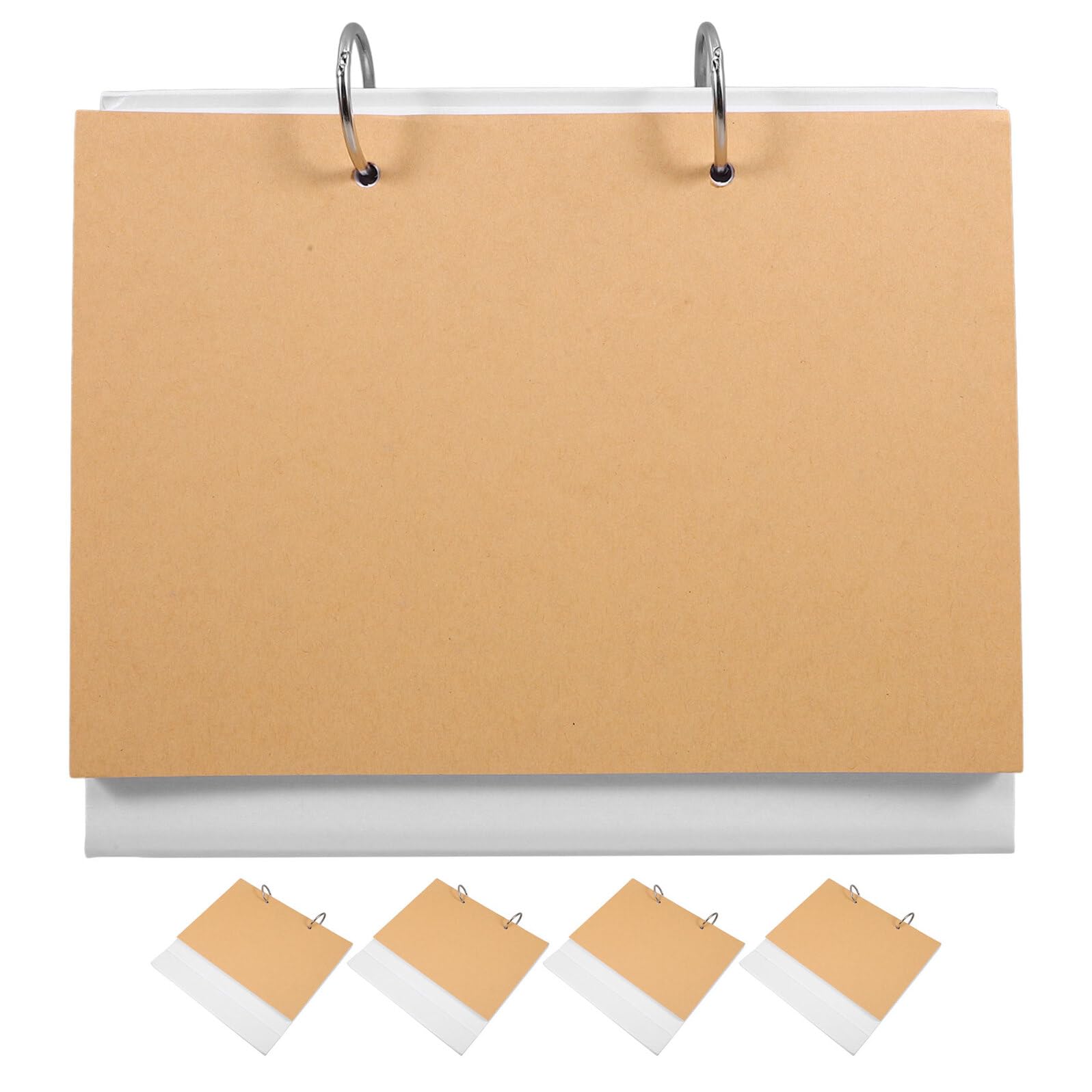 5 Set Calendario da Tavolo Vuoto con Agenda Mensile Personalizzabile Planner da Scrivania per Casa Ufficio e Scuola