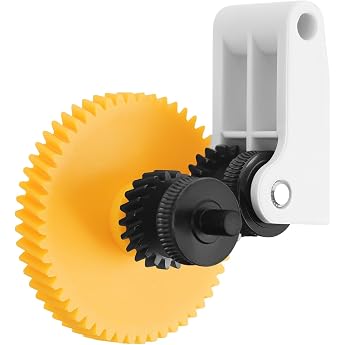 Upgraded P1/X1 Extruder Helical Gear Handle Kit Compatible with Bambulab P1P/P1S/X1C/X1E 3D Printer Nylon Injection Moulded Handle Assembly High Filament Flow Hardened Steel Extruder Gear