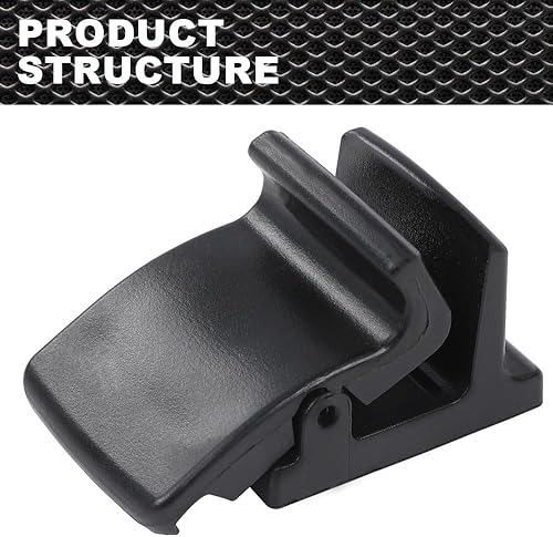 Miniatura 7 de Cerradura de pestillo de puerta corredera compatible con Ford F150 1997-2004Fit Ford F250 1997-1999 Cerradura manual de vidrio para ventana trasera