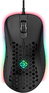 Cosmic Byte Spectrum RGB Wired Gaming Mouse, 66grams, 12800DPI, 1000Hz Polling, 10M Switches, Software Support (Black) Price In India