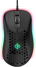 Cosmic Byte Spectrum RGB Wired Gaming Mouse, 66grams, 12800DPI, 1000Hz Polling, 10M Switches, Software Support (Black)