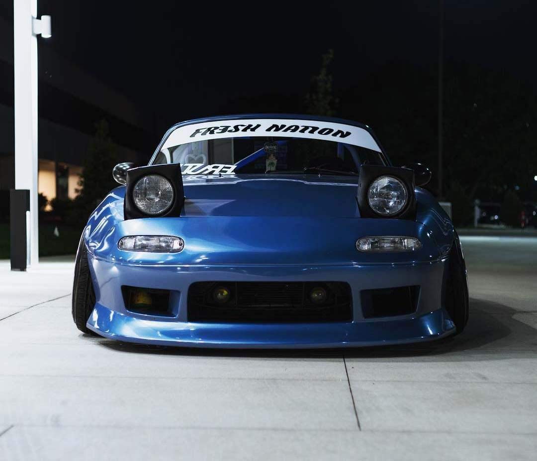 KBD Body Kits Compatible with Mazda Miata 1990-1997 Deuce Style 4 Piece Flexfit Polyurethane Full Body Kit. Extremely Durable, Easy Installation, Guaranteed Fitment, Made in the USA!