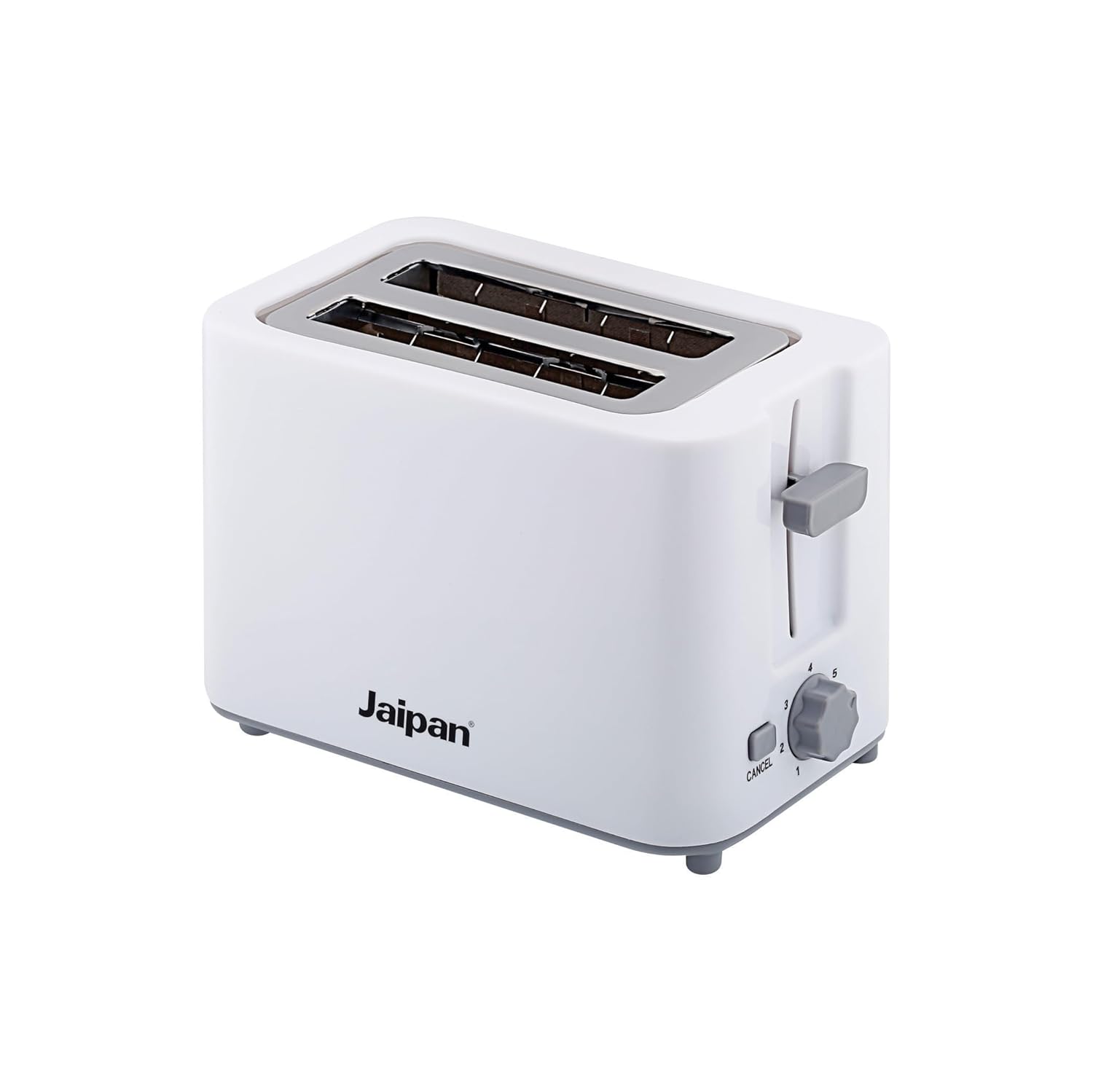 Jaipan Pop-Up Electric Toaster 2 Slices | Cool Touch, Automatic Shut Off Anti-Skid Feet, Variable Browning Control | Mid-Cycle Cancel, Crumb Tray | 700W 220-240V 1 Year Warranty, Cord Storage – White Jaipan Pop-Up Electric Toaster 2 Slices | Cool Touch, Automatic Shut Off Anti-Skid Feet, Variable Browning Control | Mid-Cycle Cancel, Crumb Tray | 700W 220-240V 1 Year Warranty, Cord Storage – White