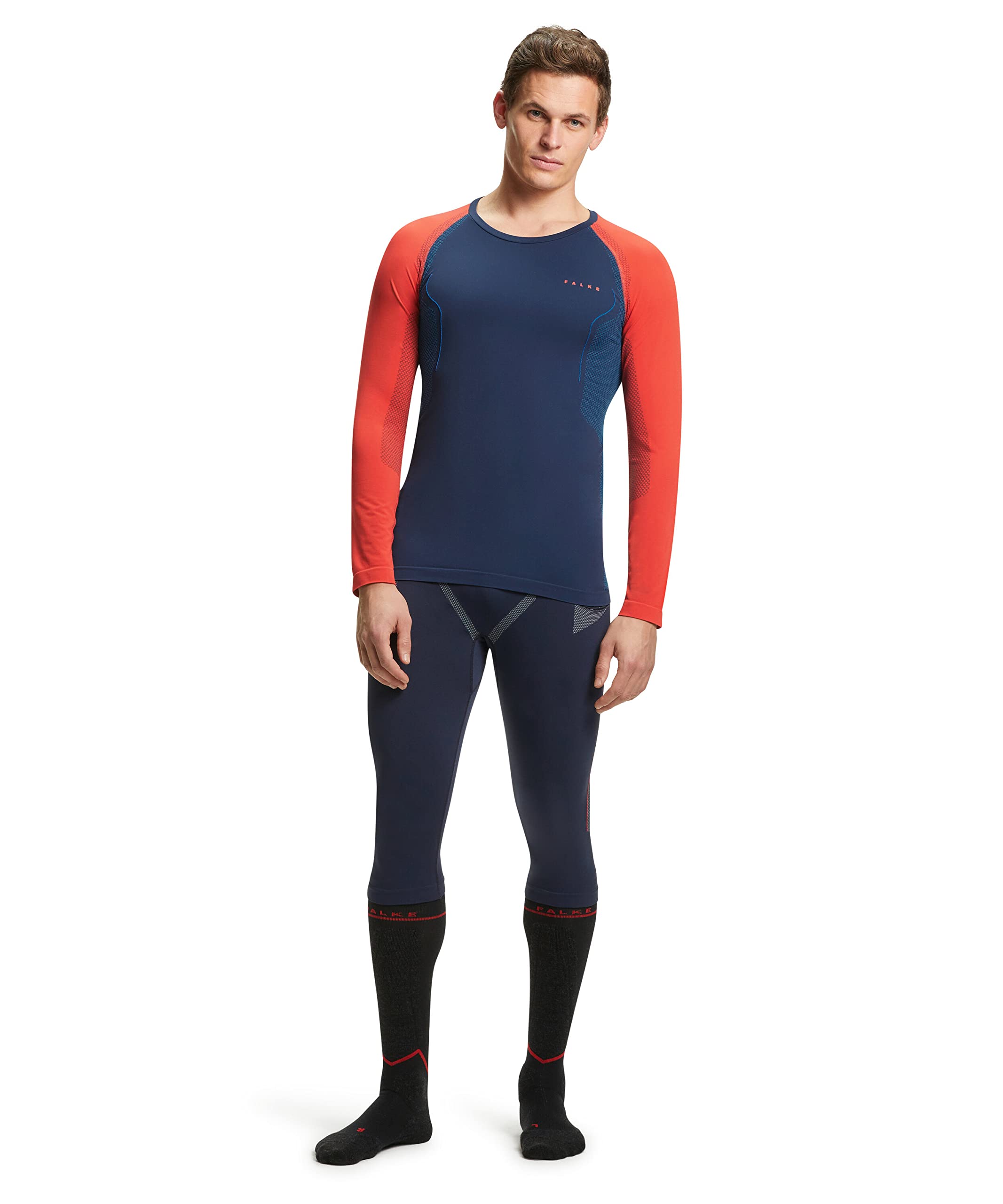 Falke Warstwa podstawowa (góra) Mężczyźni Warm Trend Round Neck M L/S SH Termoaktywny, Oddychający i Szybkoschnący szybkoschnące chłodzące 1 Sztuka (1 w zestawie)