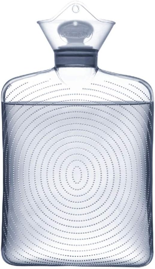 Hot Water Bag,Hot Water Bottles Hot Water Bag Large Size Transparent Watehot Water Bottle Great for Pain Relief Hot and Cold Water-Filled Hot Water Bottle Hot Water Bag(Gold)