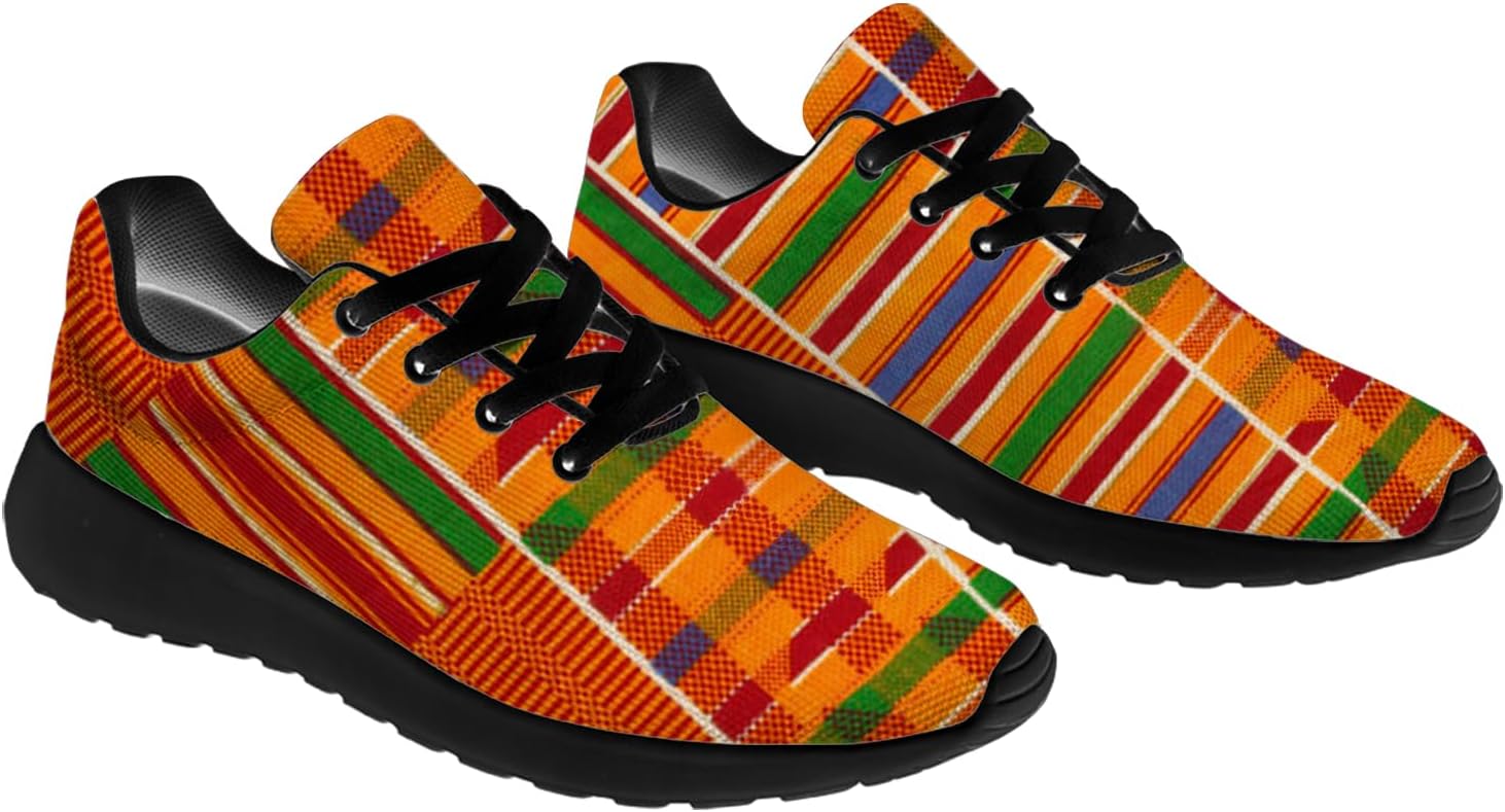 African Shoes for Men Women Running Tennis Shoes Walking Sneakers Gifts for Women Men
