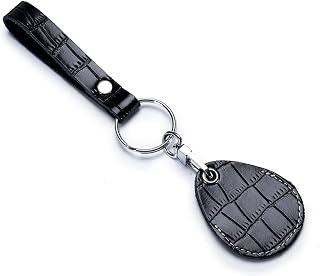 Access Card Holder RFID Key Fob Bag Key Chains NFC Smart Key Tag Card RFID Pod ID card protector common access card cover (Black)